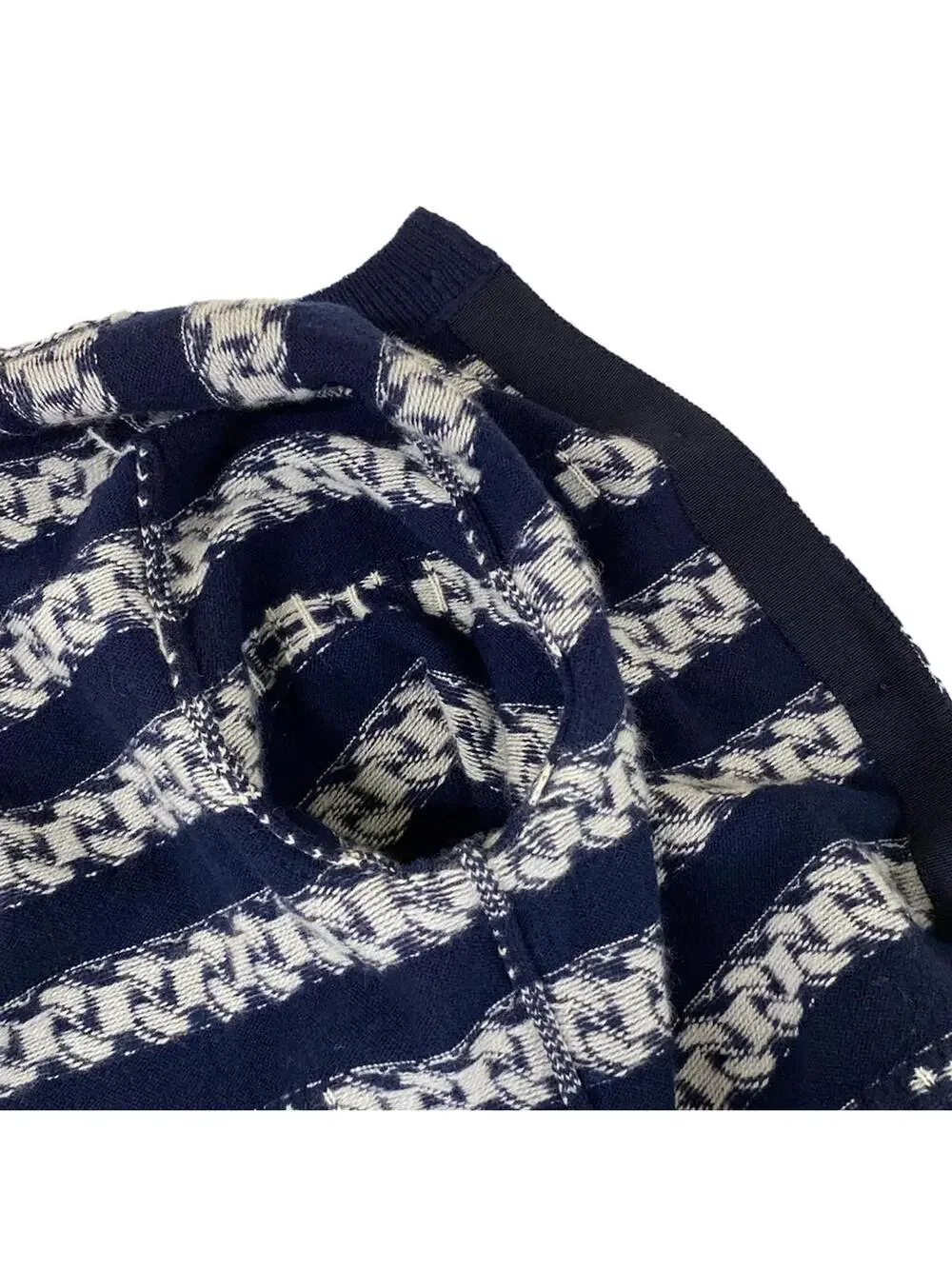 Chanel Dark Navy White [Outer Material] #299967C15B